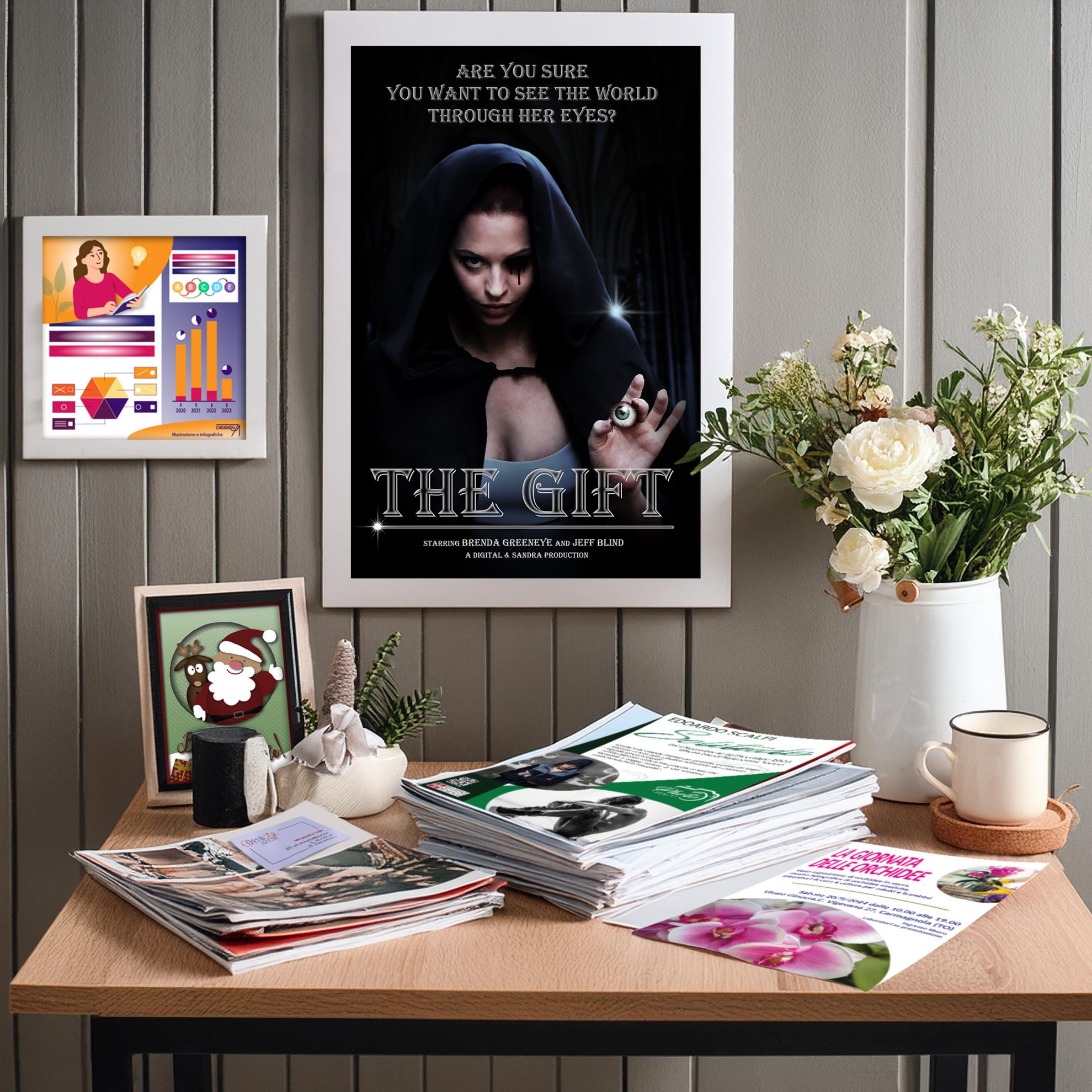 Servizi grafica: materiali per la stampa (poster, brochures, locandine, depliant, impaginazione riviste)